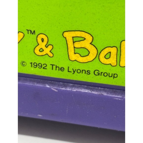 Vintage Barney & Baby Bop 1992 Lunch Box Thermos 4 Piece Lyons Group Plastic - Picture 11 of 16
